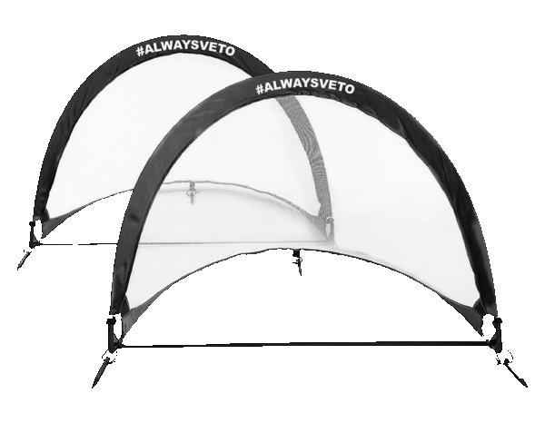 Veto Pop Up Goal 1.2m x 1m (set of 2)